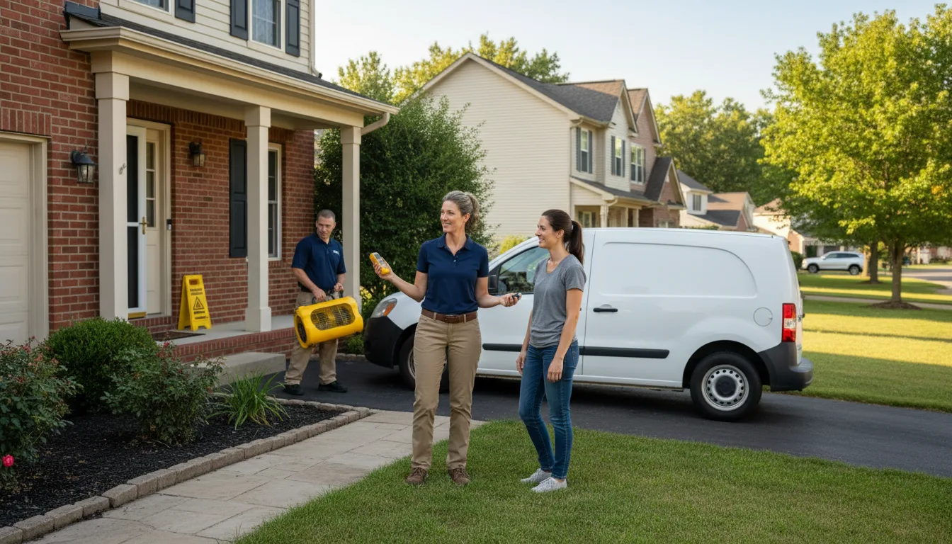 Water restoration image for Water Damage & Restoration Services in Triangle, VA